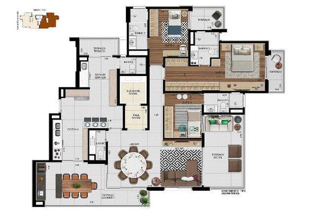 Apartamento, 3 quartos, 161 m² - Foto 18